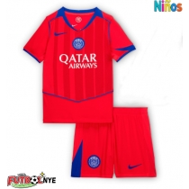 Camiseta Paris Saint-Germain Tercera Equipación para niños 2025-26 manga corta (+ pantalones cortos)